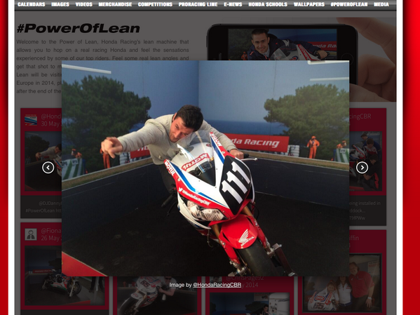 HondaWSBK's tweet photo. New bike, new face - @DJDannyHoward hits the #PowerOfLean on Isle of Man. #HondaTTRevolution. http://t.co/jSBxR4bnYL http://t.co/bvf6MnTm7V