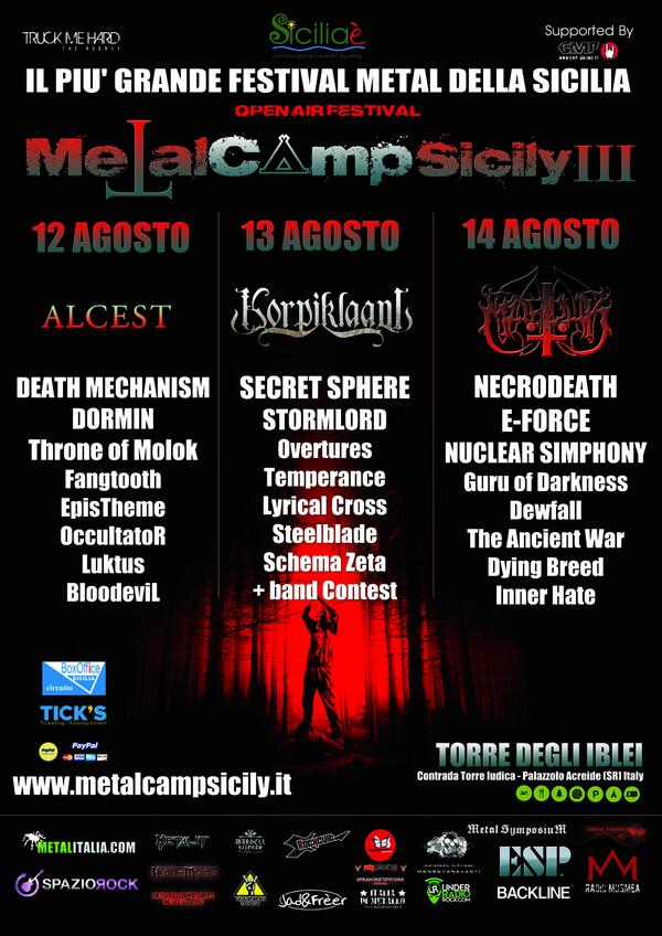 MetalCampSicily's tweet photo. l manifesto Ufficiale del festival. ► Info evento : https://t.co/QfrQYGTNyU http://t.co/TPvEIGcnMZ