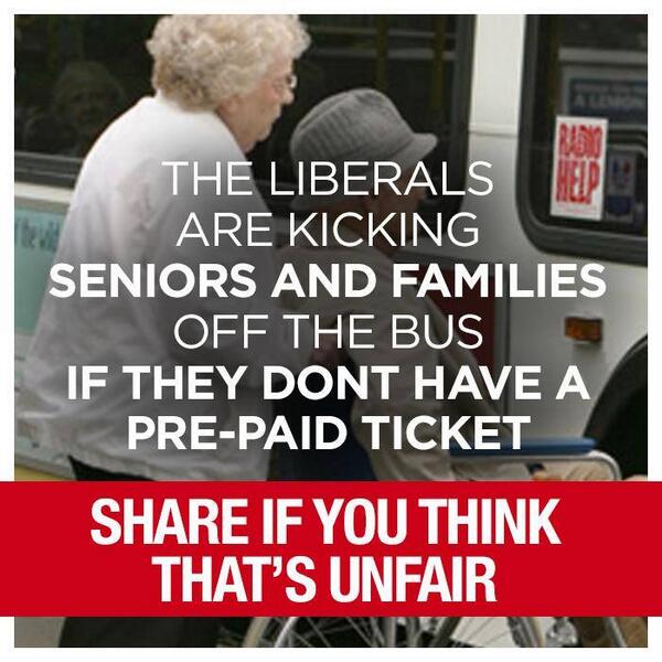 More #Abbott Suprises
StartingTomorrow,Seniors&Families Won'tBeAbleToBuyTicketsOnBuses #auspol bit.ly/1wEN4js