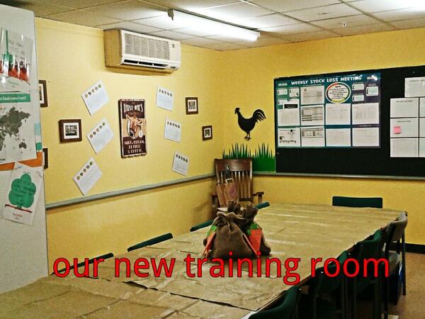HindleyExtra's tweet photo. Our new training room all ready for farm to fork @hazelfenton44 http://t.co/hfKS0ECBav