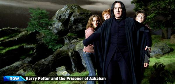 Channel9's tweet photo. RETWEET if you'll be joining #HarryPotter, Ron and Hermione in the  #PrisonerOfAzkaban on @Channel9 NOW! http://t.co/98W470x6BM