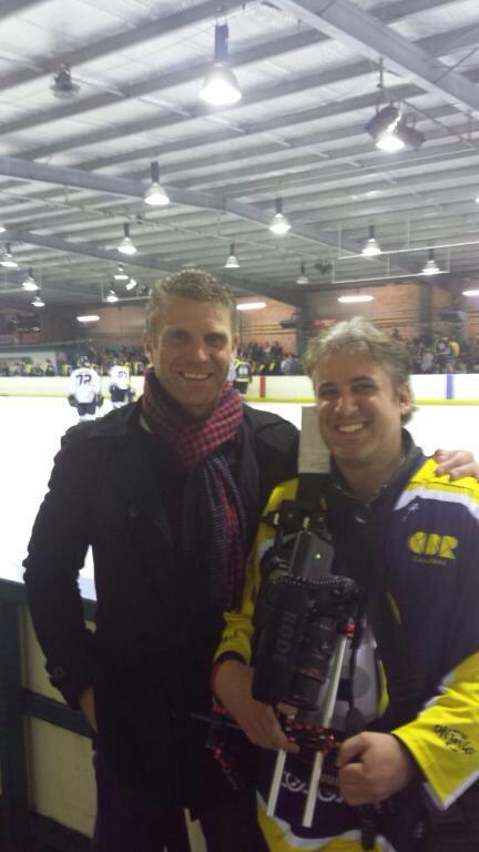 The men behind the scene - @CBRBrave trainer Lee Campbell with <a href="/coordinate/">Coordinate</a> videographer Murray Barton