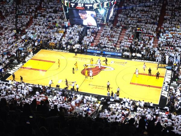 benj_l's tweet image. Few ballers on display tonight! #HeatvsPacers #Game6 #HeatChamps #WhiteHot #ballers