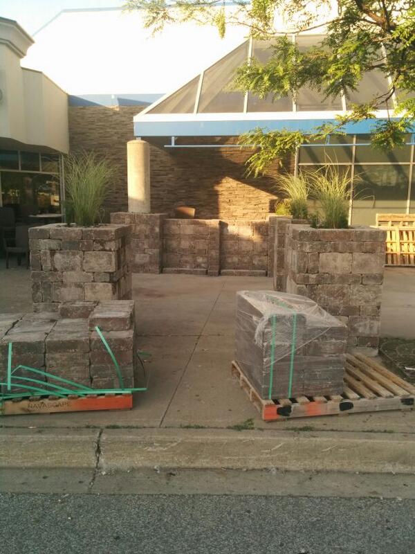 Cramdons's tweet photo. Columns are done and the plants are in. Just need the glass and bar top to be installed. http://t.co/KOpNTqvC1G