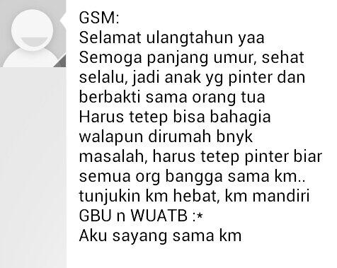 Innurul99's tweet photo. Makasih ({}) :* http://t.co/W6lrtD6VwU