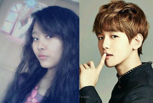 Rin_felix's tweet photo. with my baek http://t.co/bXOfcrpllZ