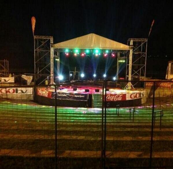 Last night at the #MachakosPeoplesPark. We are ready!!
#Brazil2Macha <a href="/CocaCola/">Coca-Cola</a> <a href="/DStv_Kenya/">DStv Kenya</a> @GOtvKenya 
#RT