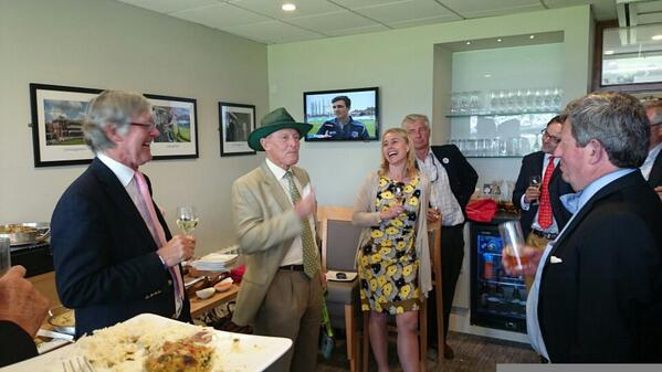 Look whose entertaining us at lunch...