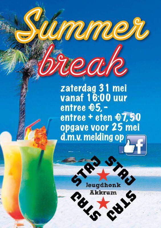STAJ_Akkrum's tweet photo. Vandaaag, SUMMERBREAK! http://t.co/UKhIsn0zzb