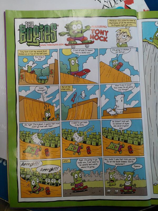 i_am_brisaac's tweet photo. Apt Dad/Son comic time after I finished re-reading Hawk: Occupation Skateboarder for the first time in 12 yrs last. http://t.co/LoOk9N34kh
