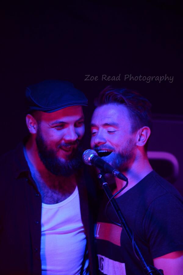 Zoe_Read's tweet photo. My favourite shot so far! It's of @davejgiles and @NickKentPhoto! http://t.co/PmsstJiHYl