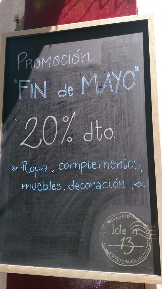 lotenumero13's tweet photo. Así inauguramos el sábado y despedimos Mayo. Oferta en tienda (espíritu santo, 38,madrid) o Facebook (lotenumero13) http://t.co/ohOTeMYuBv
