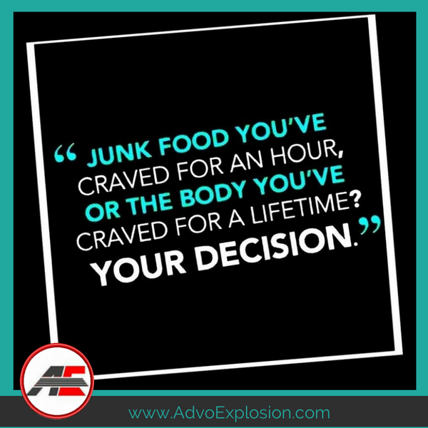 AdvoExplosion's tweet image. Overcome Your Cravings! #Motivation