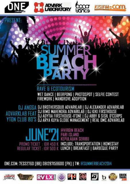 Yuuukk siapa lagi yang mau ikutan ke Pari Island!! Segera daftarkan diri anda. Info lebih lanjut  @anggakusuma_dj