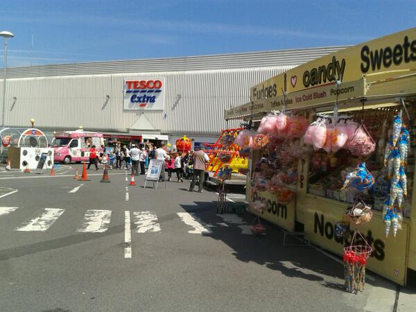 tesco2969's tweet photo. Raising money for soccer aid, well done to all the organisers at store http://t.co/rqqjVgJ315