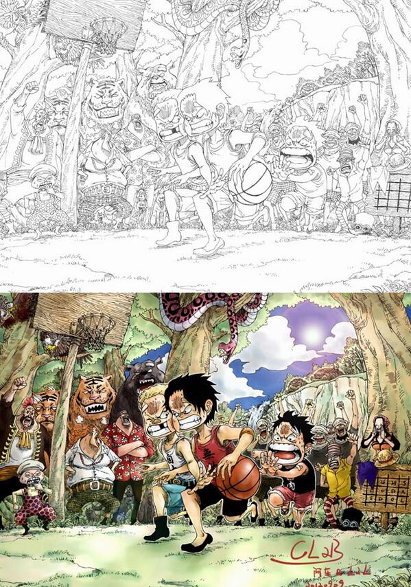 Wikiaonepiece Perfect Image One Piece Color Spread Asl Fanart By Linlin Http T Co Opl7fbgv6i
