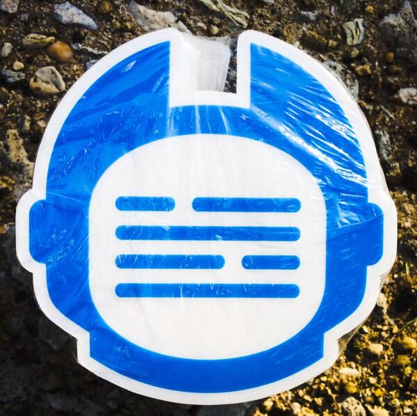 BigAstronaut's tweet photo. New *clear* @BigAstronaut stickers from @stickermule. Follow us and DM us if you want one!! ;-) http://t.co/zYd77YzWTD