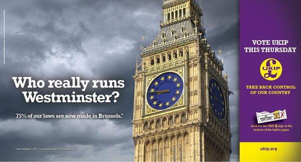 crouchendcom's tweet image. Over 75% of our laws do originate in Brussels choose #UKIP to get control of our great country back #LibLabCon #SNP