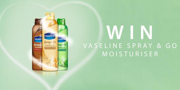 VaselineUK's tweet photo. For the chance to get your hands on a spring #SprayandGoUK hamper, simply follow and RT to #win! http://t.co/3UneFi5fbS