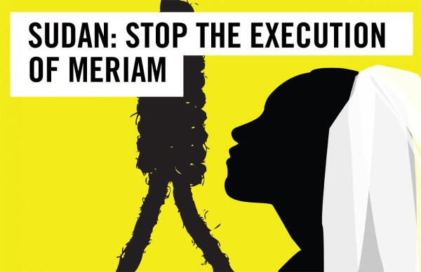 amnestyusa's tweet photo. Sentenced to death for being a Christian. Say NO to executing Meriam Yehya Ibrahim! http://t.co/8fMIfraeq9 http://t.co/eYKYvs8am5