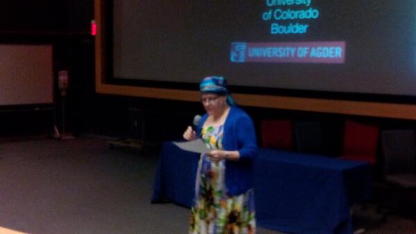 ISCRAM's tweet image. Conference chair @AndreaTapia opening the #iscram2014 conference with a call for more tweets :-)!