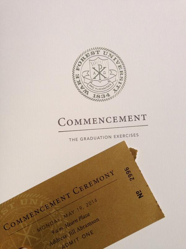 marytribble's tweet photo. #wakegrad http://t.co/61I67F3twb