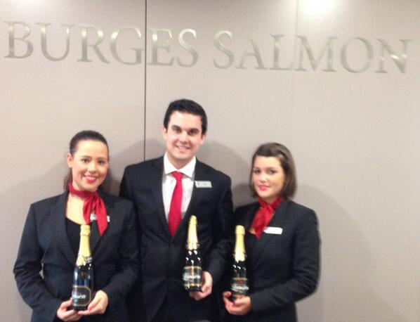 Congrats to the FOH team at <a href="/BurgesSalmon/">Burges Salmon</a> for winning Best Team at the Portico #excellenceawards!