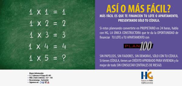 HGconstructora's tweet image. MÁS FÁCIL ES QUE TE FINANCIEN TU LOTE O APARTAMENTO, PRESENTANDO SÓLO TU CÉDULA. #bucaramanga #Santander