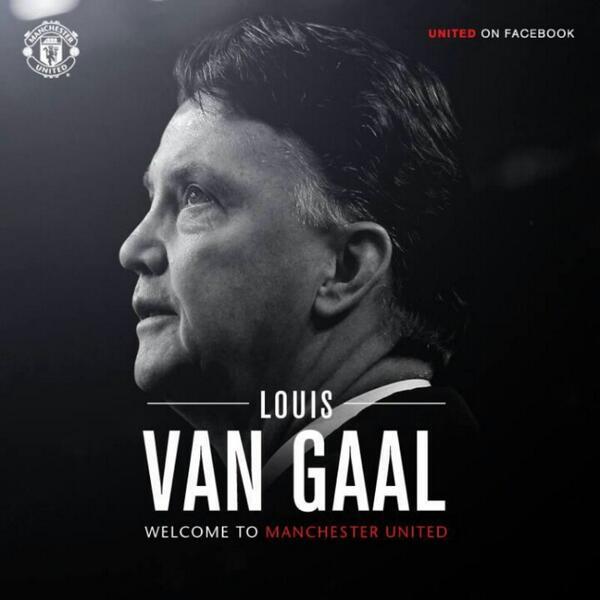 Louis van Gaal resmi menjadi manager #MUFC musim depan... Welcome to #OldTrafford Meneer...!!!