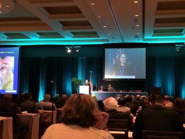 #2014ASCRSMEETING   Take me to your OR grand ballroom--packed house