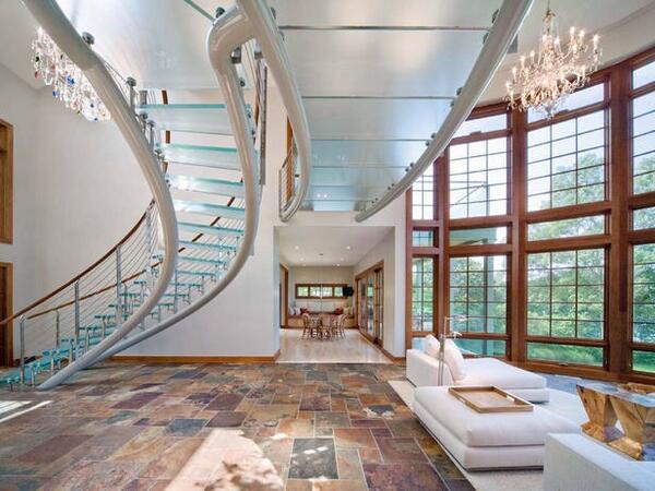 MariaCNow's tweet photo. In love with @ThinkGlass as dream 4 our little island! This is my fav design use so far tho, like a flowing stream! http://t.co/vE7Pq3DsgD