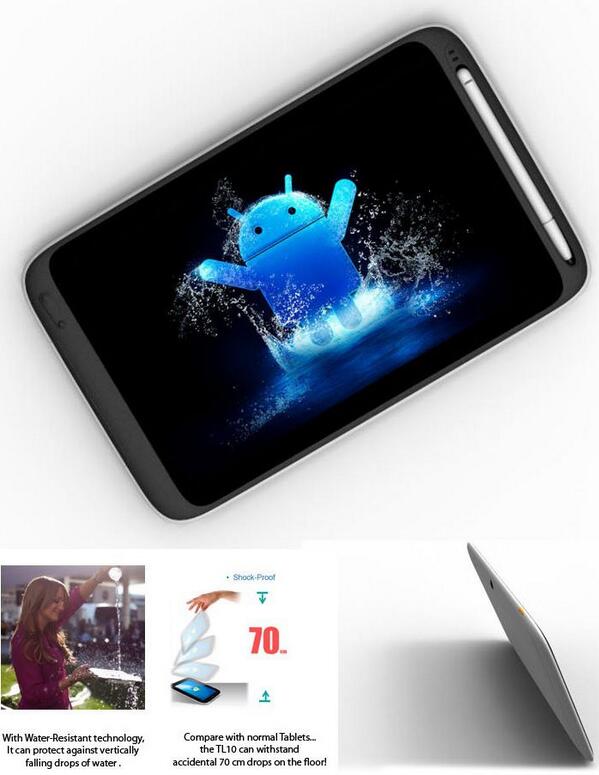 RouteurNews's tweet image. #dreambooktl10a : tablette #androidjellybean renforcée  routeurnews.com/nFP #tabletteandroid