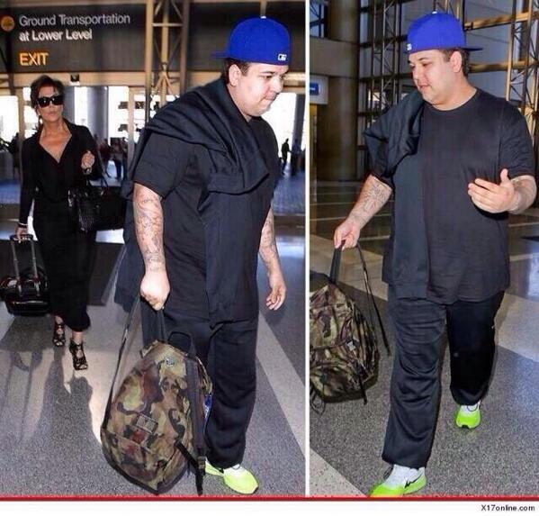 twerklynve's tweet photo. Whoever keeps feeding Rob Kardashian needs to stop http://t.co/QO0vPu11yD