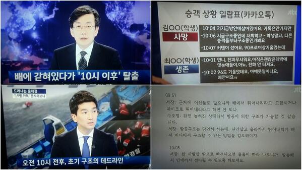 seojuho's tweet photo. '10시 2분' 배에 갇혀 카톡하다가 탈출, 그 시각 해경은.. http://t.co/WwGRagUN0k 
세월호 참사는 '사고'가 아닌 '학살'이라는 증거입니다… http://t.co/KpjOCIZsHj