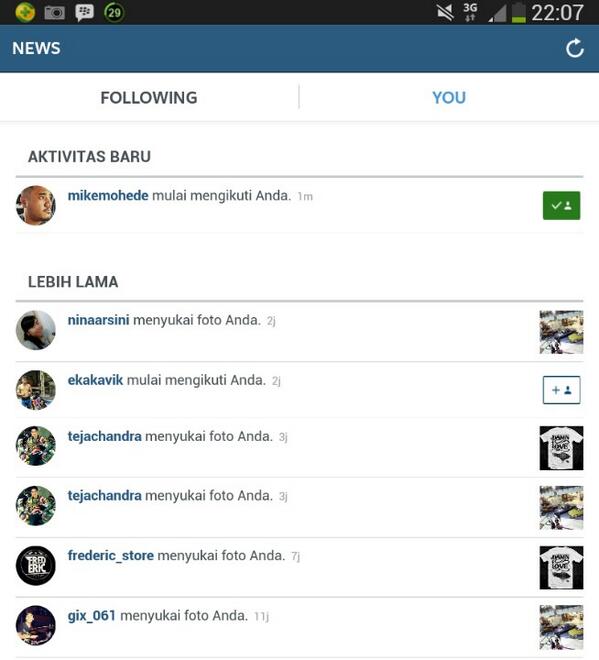 Makasi banyak buat Mike Mohede yg udah follow kita di instagram. Cheers mike. ;)