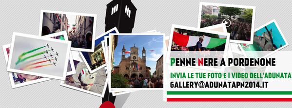 Invia le tue foto o video di #alpiniadunata2014 a questo indirizzo mail gallery@adunatapn2014.it