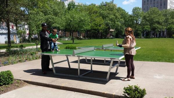 MilitaryParkNWK's tweet photo. Ping pong tables are open today 11 to 7! #NewarkNJ #MilitaryPark http://t.co/RRXBAIAyWj
