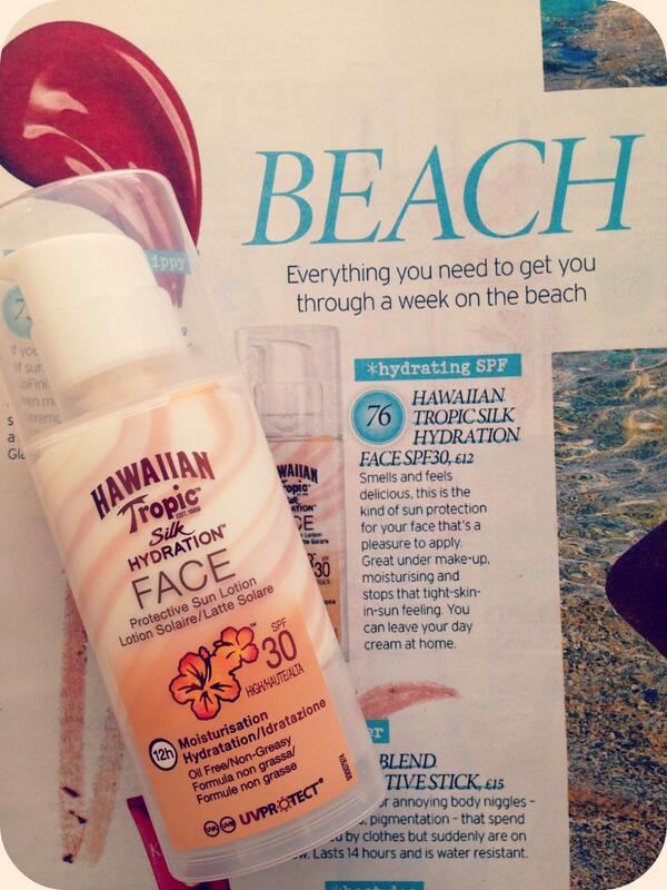 HawaiianT_UK's tweet photo. Silk Hydration Face was highly commended in @TheSundayMirror's
mag 'Summer Beauty: Hot 100' #BeautyofSunProtection http://t.co/FDEKaFGLy6