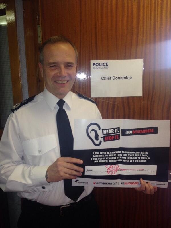 StonewallScot's tweet image. Chief Constable House of @policescotland has taken our #nobystanders pledge. Join him. nobystanders.org.uk