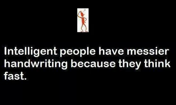 StumblerTop's tweet photo. That explains my handwriting http://t.co/5RCQs7w79F