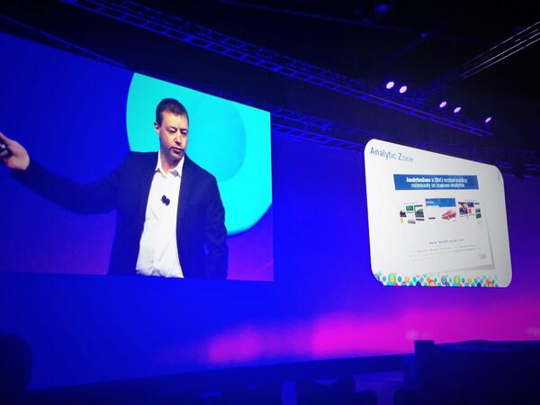 Kristine_Enes's tweet image. Dan Beer, Director Performance Management BU, wrapping with an @AnalyticsZone plug! #IBMVision #IBM #AnalyticsZone