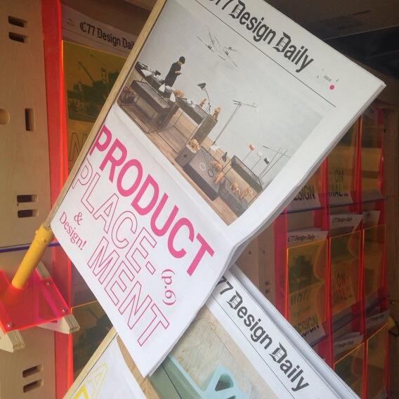 C77DD's tweet photo. Collect all four! #c77dd Today our mobile reading room is parked at Prince and Broadway in Soho. #nycxdesign http://t.co/uPz1CEnK1y