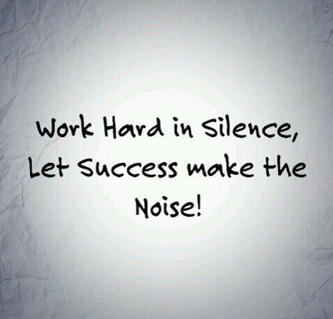 Work hard in silence, let succes make the music!!!! #plus #plusgeeftmeer