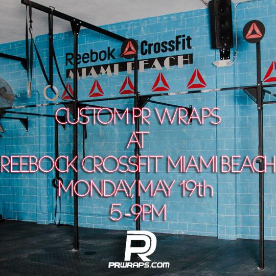 PrWraps1's tweet image. We will be at @ReebokCFMB tonight making custom PR Wraps! Don't miss out! #prwraps