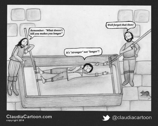 BenedickDevlin's tweet photo. #Nietzsche funny (via @claudiacartoon) #philosophy http://t.co/1gYMTRkSJy