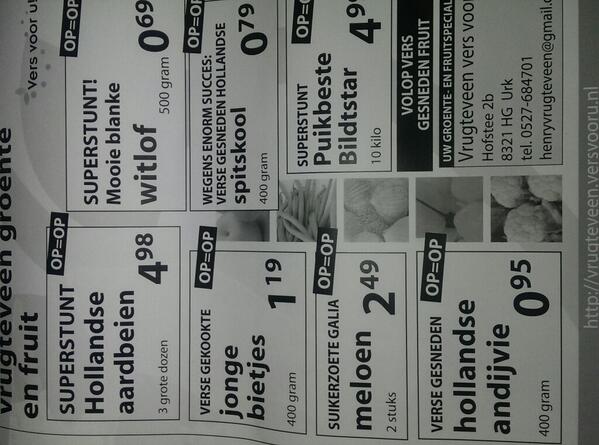 De reclame's voor dinsdag t/m donderdag...rt en volgen en maak kans op één van de 4 waarde bonnen van 5 euro rt rt rt