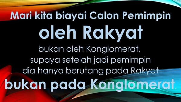 KebaikanNusanta's tweet photo. Segala sesuatu yg berat akan jadi ringan bila dilakukan scr Gotong Royong. Yuk kita bantu Jokowi JK #JokowiPresiden http://t.co/vqiDRkk4xU