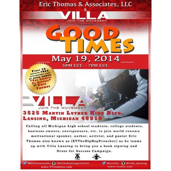 Ericthomasbtc's tweet photo. If your in the mid-Michigan area you don't want to miss this. #giuy #goodtimes #etinspires http://t.co/ewUgEZ2kp6