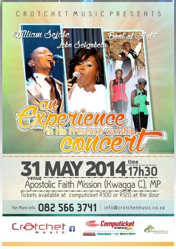 AndriesNduli's tweet photo. Live concert with Lebo Sekgobela, I can't wait. Tickets are available. http://t.co/cDMpACzg40
