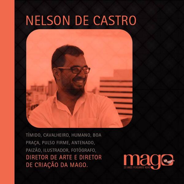 magoonline's tweet photo. Generoso, cordial e com ar de professor paciente, Nelson é o nosso mago de hoje! http://t.co/0Jij8gMS88